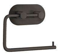Smedbo selbstklebender Design Toilettenpapierhalter, schwarz matt BB1097