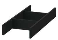 Duravit Inneneinteilung für Waschtischunterschränke 10,5x3,7x27cm, diamantschwarz UV9579000000000