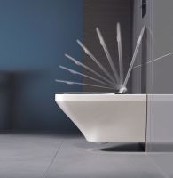 Vorschau: Duravit DuraStyle Wand-WC 62x37cm, eckig, weiß 25420900001