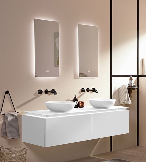 Villeroy&Boch More to See Lite LED-Spiegel, 37x75cm, mit Sensordimmer A4593700