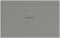 Vorschau: Villeroy&Boch Squaro Infinity Quaryl®-Duschwanne, lange Seite geschnitten an der Wand, 120x75cm, grey, UDQ1275SQI2BV-3S