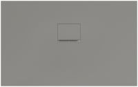 Villeroy&Boch Squaro Infinity Quaryl®-Duschwanne, lange Seite geschnitten an der Wand, 120x75cm, grey, UDQ1275SQI2BV-3S