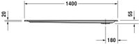 Vorschau: Duravit Starck Slimline Duschwanne rechteckig 75x140cm, Sanitäracryl, weiß
