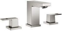 Vorschau: Grohe Eurocube 3-Loch-Waschtischbatterie mit Ablaufgarnitur, S-Size supersteel