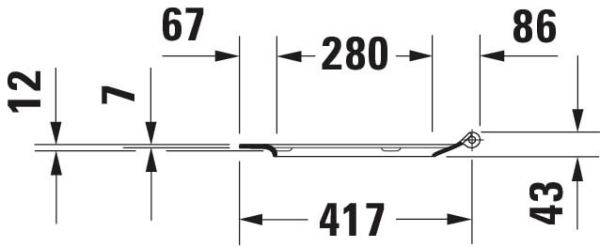 Duravit DuraStyle WC-Sitz, abnehmbar, mit Absenkautomatik, weiß