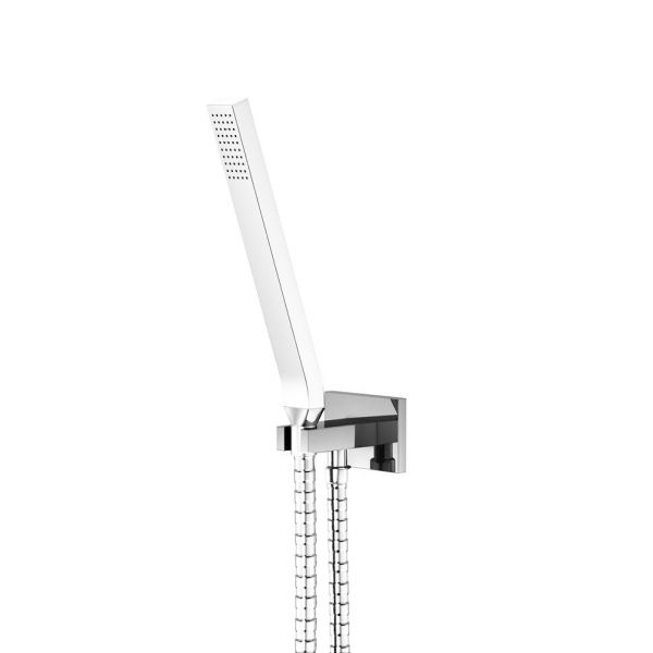 Steinberg Serie 135 Brause Wandhalter mit integriertem Brauseanschlussbogen, rechteckig