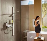 Vorschau: Hansgrohe ShowerTablet 350 Brausethermostat Aufputz, weiß chrom 13102400