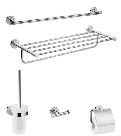 Hansgrohe Logis Universal Bad-Accessoire 5-teiliges Set, chrom