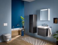 Vorschau: Duravit No.1 Wand-WC 54x36,5cm, oval, HygieneGlaze, rimless, weiß