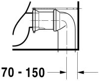 Vorschau: Duravit Starck 3 Stand-WC für Kombination, Tiefspüler 42x74cm, weiß