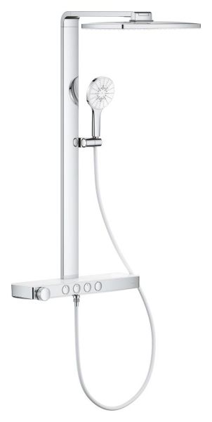 Grohe Rainshower Aqua Pure Duschsystem 15 l/min mit Thermostat, eckig