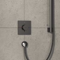 Vorschau: Hansgrohe ShowerSelect Comfort E Thermostat Unterputz für 1 Verbraucher, brushed black chrome