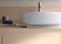 Vorschau: Duravit Balcoon Waschtischarmatur XL, edelstahl gebürstet