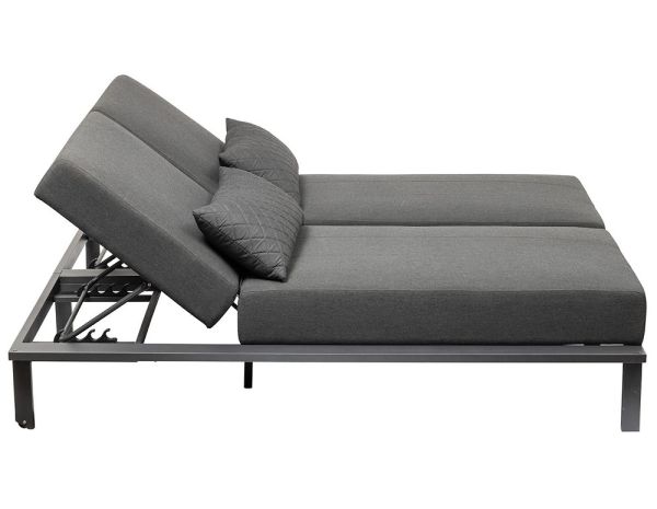 KETTLER PURE Daybed/ Doppel- Liege Sunbrella®, anthrazit/ sooty 0107009-7000