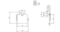 Vorschau: Villeroy&Boch Elements-Tender Toilettenpapierhalter mit Deckel, chrom TVA15101300061