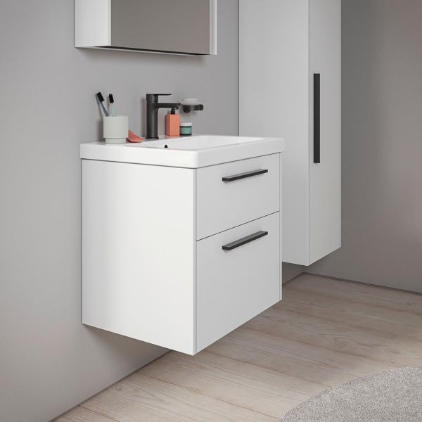 Duravit D-Code Möbelset 60cm Waschtisch mit Unterschrank