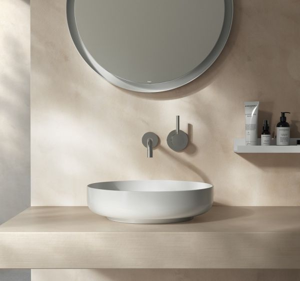 Alape SO-Serie Sondo 400 Aufsatzbecken, rund, Ø40cm weiß ProShield AB.SO400.1