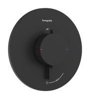 Vorschau: hansgrohe Ecostat Comfort S Thermostat Unterputz 1 Funktion, schwarz matt