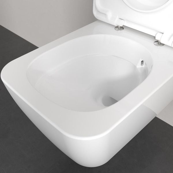 Villeroy&Boch Skyla Combi-Pack Wand-WC TwistFlush 37x53cm mit WC-Sitz, softcube