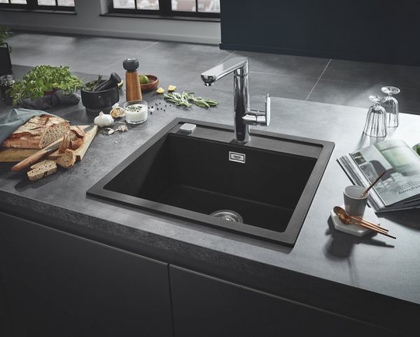 Grohe K700 60-C Kompositspüle, granit schwarz