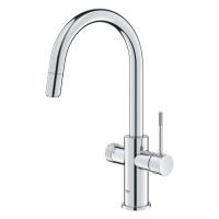 Vorschau: Grohe Blue 2.0 5-in-1-Armatur, C-Auslauf, ausziehbar, chrom