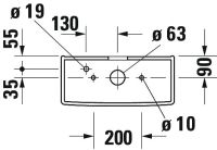 Vorschau: Duravit Starck 3 Spülkasten 3/6L mit Dual Flush, Anschluss unten links, weiß