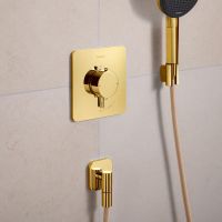 Vorschau: hansgrohe FixFit Fine Q polished gold optic 28884990