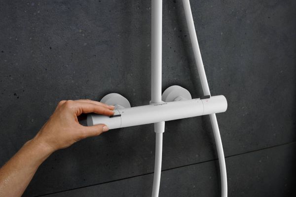 hansgrohe Pulsify S Puro Duschsystem 260 EcoSmart mit Ecostat Fine & 3 jet Handbrause