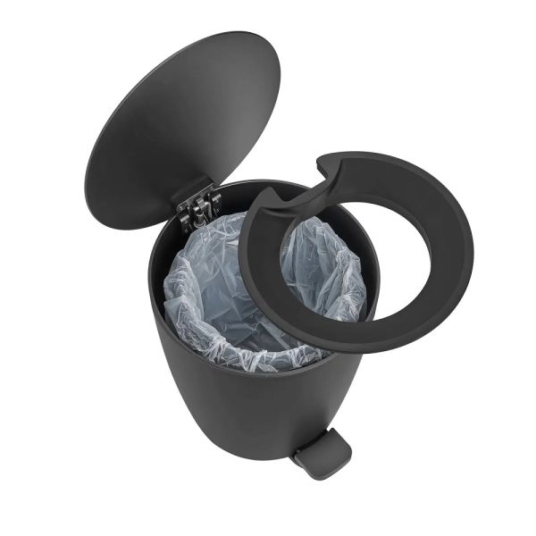 blomus AVA Treteimer 3 Liter, schwarz