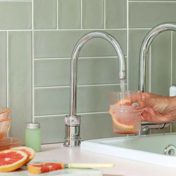Quooker Classic Nordic Round single tap Kochend-Wasserhahn ohne Mischbatterie, rund 3CNRCHR