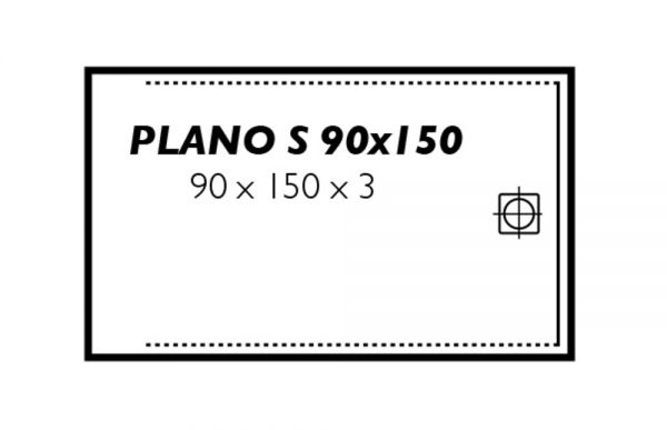Polypex PLANO S 90x150 Duschwanne 90x150x3cm