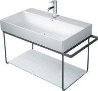 Vorschau: Duravit Dura Square Metallkonsole Wandhängend, zu Waschtisch 235380, chrom 0031121000