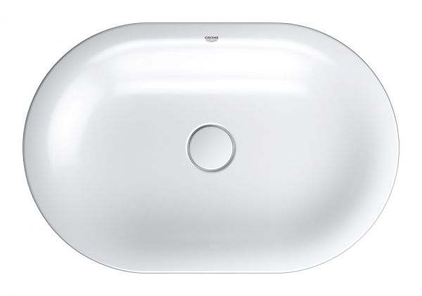 Grohe Essence Aufsatzschale oval 60x40cm, weiß PureGuard