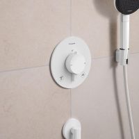 hansgrohe Ecostat Comfort S Thermostat Unterputz für 2 Funktionen weiß matt 33715700 hansgrohe Ecostat Comfort S Thermostat Unterputz für 2 Funktionen weiß matt 33715700