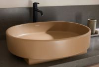 Vorschau: Duravit Balcoon Aufsatzbecken oval 55x45cm, DuraShield, clay terrra matt