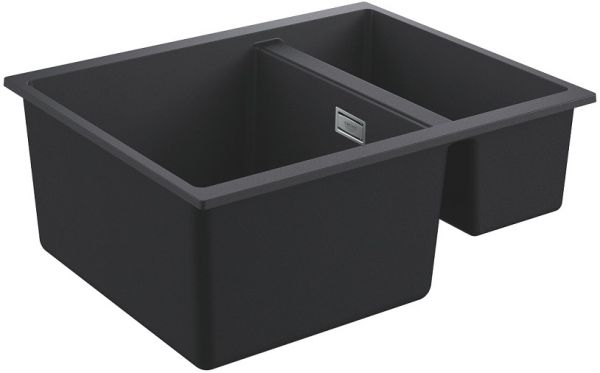 Grohe K500 60-C Küchenspüle Kompositspüle und Zusatzbecken 56x46cm granit schwarz 31648AP0