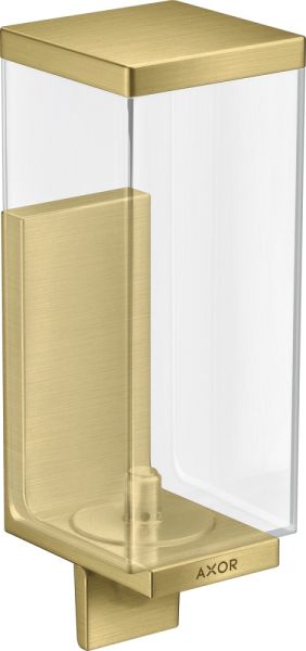 Axor Universal Rectangular Flüssigseifenspender 600ml, brushed brass 42610950