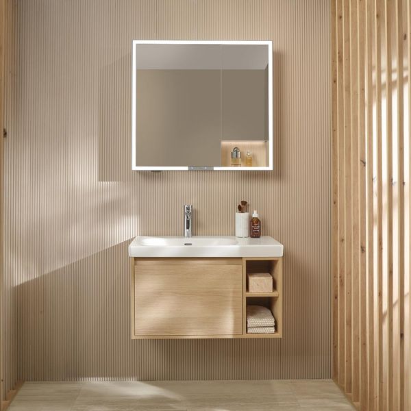 Villeroy&Boch Skyla Waschtischunterschrank C78800 80cm, offenes Fach rechts C78800VJ nordic oak