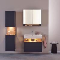 Vorschau: Duravit Qatego Spiegelschrank 80x75cm, mit 2 Türen und Nischenbeleuchtung, dimmbar