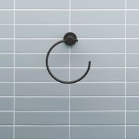 Vorschau: Duravit D-Code Handtuchring Ø16,9cm, schwarz matt