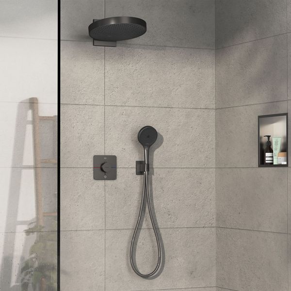 Hansgrohe ShowerSelect Comfort Q Thermostat UP, 2 Verbraucher, Sicherungskombi., brushed bl. chrome