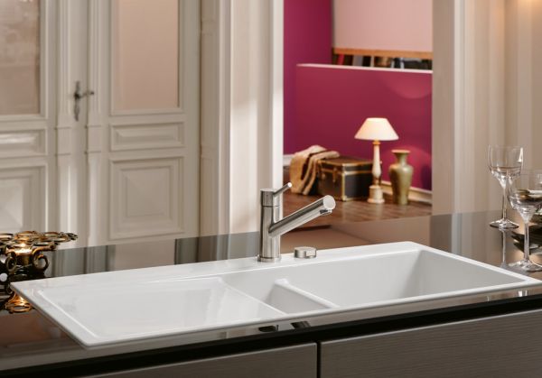 Villeroy&Boch Como Niederdruck Küchenarmatur aus Edelstahl, edelstahl 925111LC