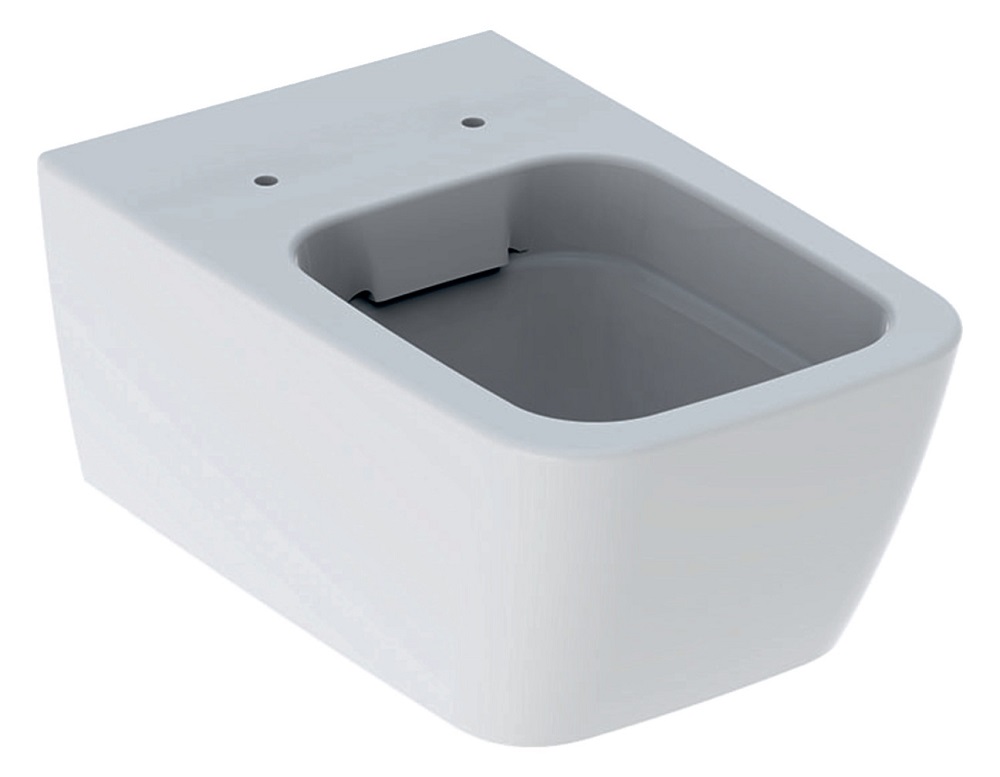 Geberit iCon Square Wand-WC Tiefspüler, geschlossene Form, Rimfree, weiß