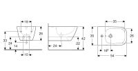 Vorschau: Geberit Smyle Square Wandbidet geschlossene Form, weiß_3