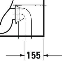 Vorschau: Duravit White Tulip Stand-WC für Kombination, Tiefspüler, spülrandlos, HygieneGlaze, weiß