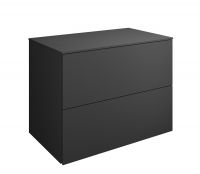 Vorschau: Burgbad Essence Sideboard mit 2 Auszüge, 80,6cm anthrazit matt USZQ08T