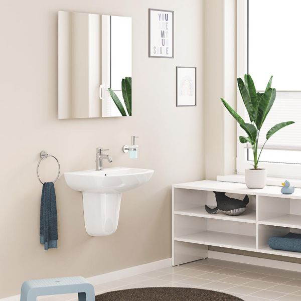 Grohe Start Classic Einhebelmischer S-Size Mittelstellung kalt mit Ablaufgarnitur, chrom