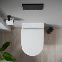 Vorschau: Duravit D-Code Papierrollenhalter ohne Deckel, schwarz matt