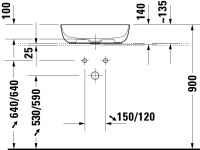 Vorschau: Duravit Luv Aufsatzbecken 50x35cm, oval
