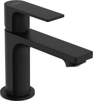 Hansgrohe Rebris E Einhebel-Waschtischarmatur 80 CoolStart, schwarz matt 72585670